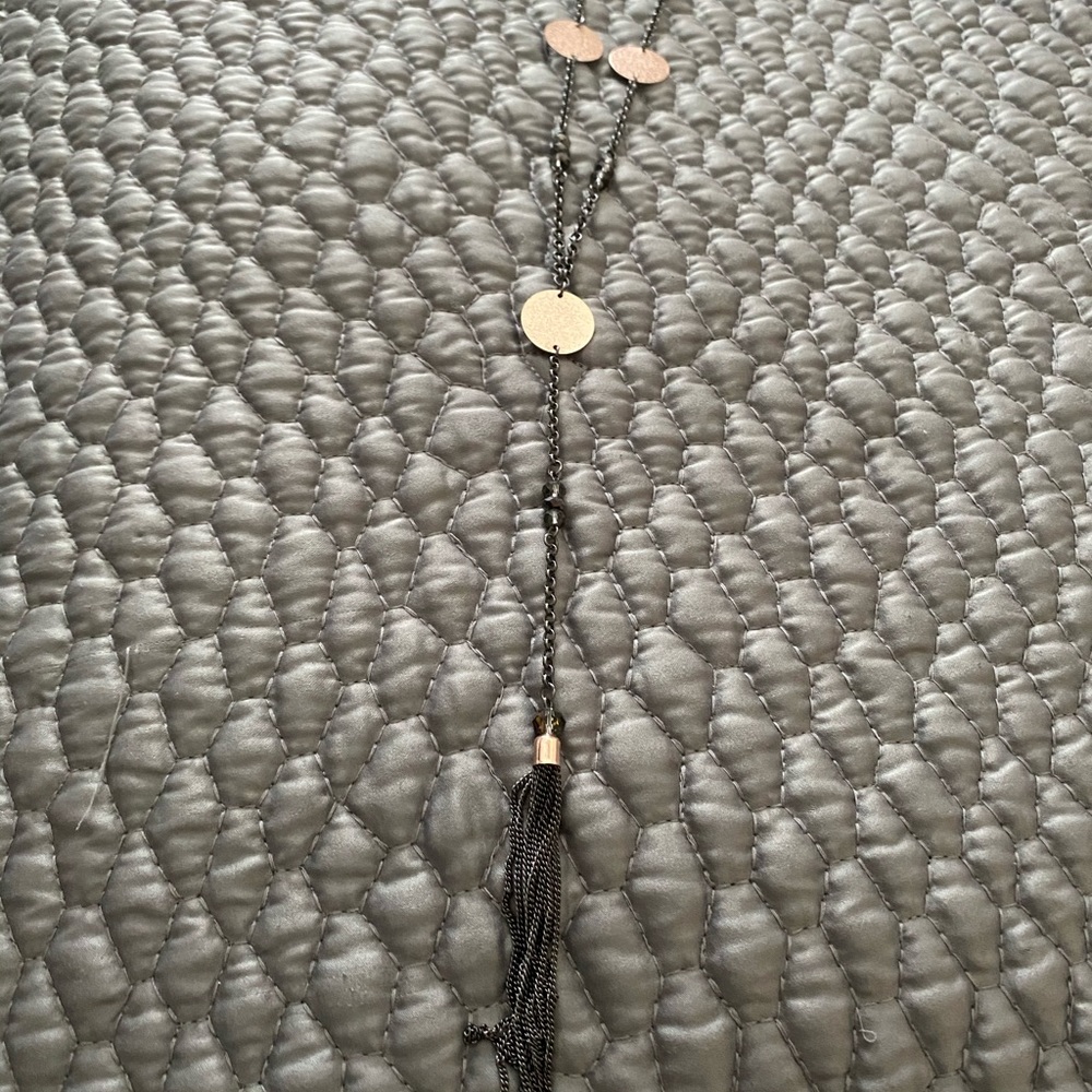 Long Rose Gold Necklace